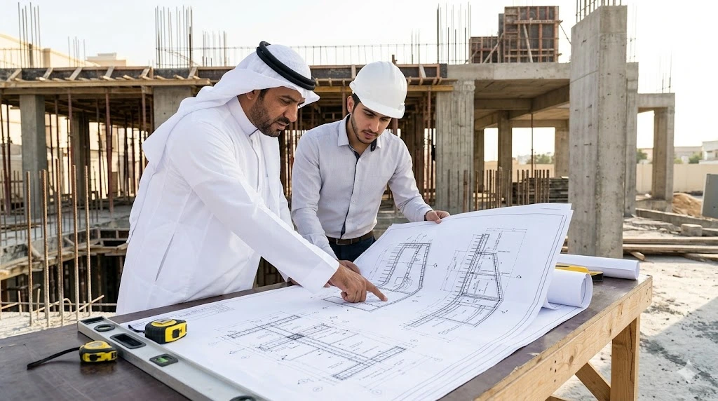 أهمية خبرة المقاول في قراءة المخططات الهندسية