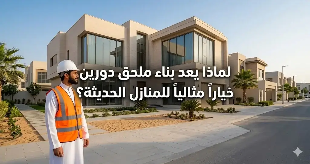 لماذا يعد بناء ملحق دورين خيارًا مثاليًا للمنازل الحديثة