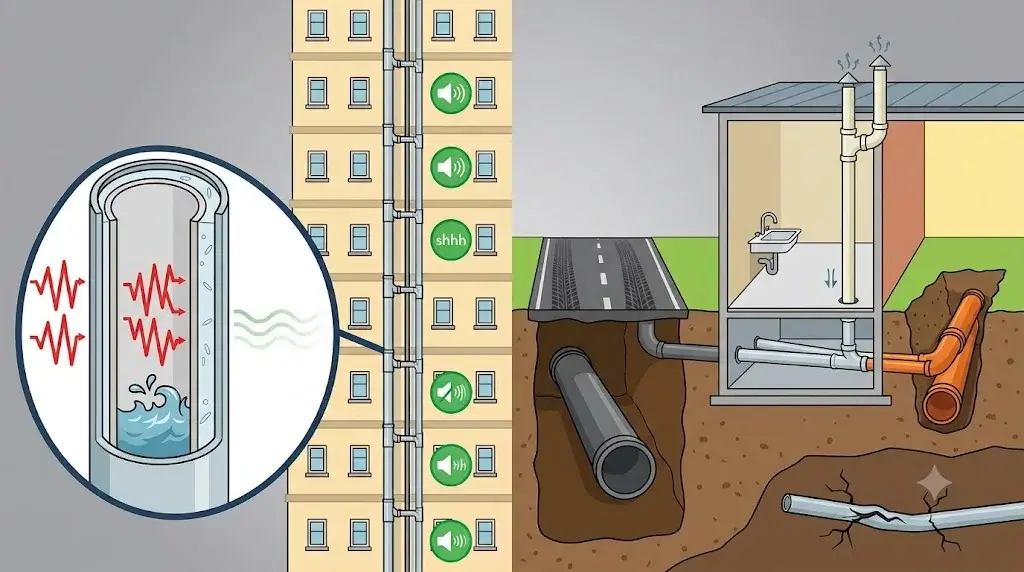 تركيب مواسير pvc باحترافية: 6 خطوات لشبكة صرف بدون مشاكل 1 أنواع مواسير الصرف الصحي